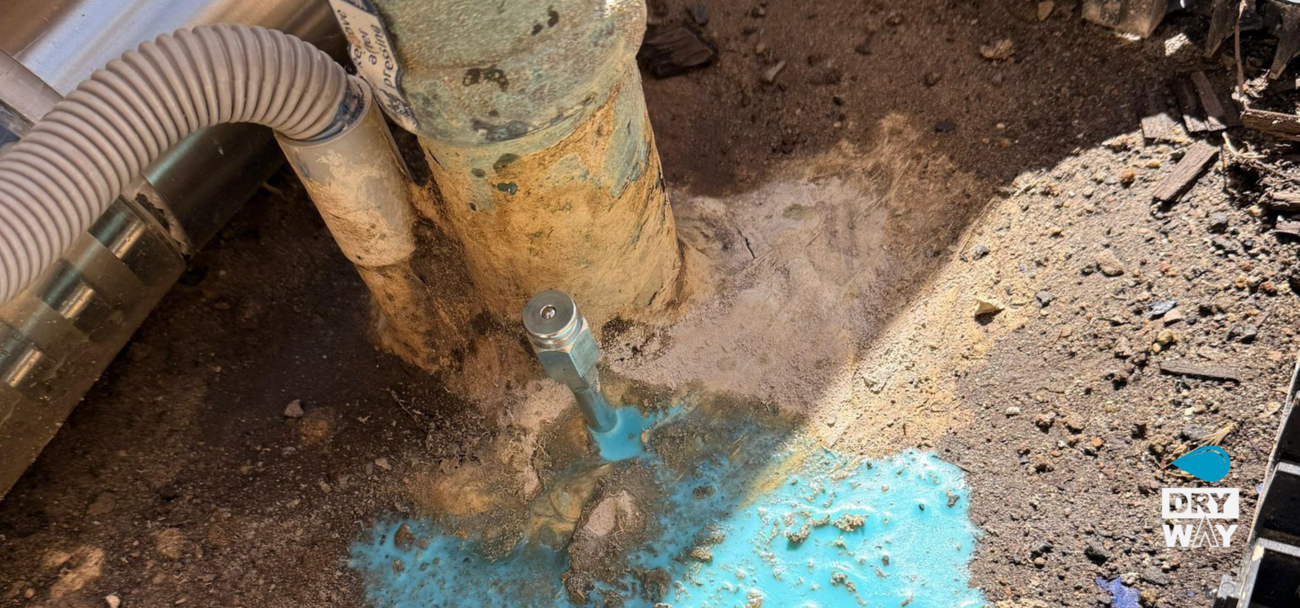 Slab Drains and Core Holes Crack Injection